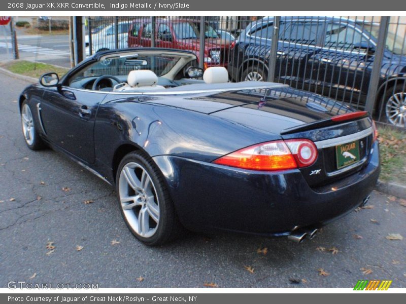 Indigo Metallic / Ivory/Slate 2008 Jaguar XK XKR Convertible