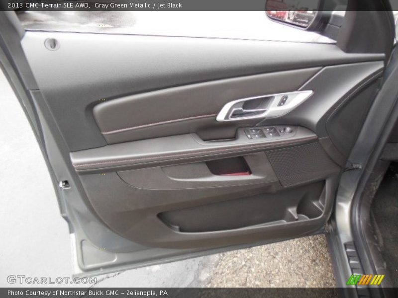 Gray Green Metallic / Jet Black 2013 GMC Terrain SLE AWD