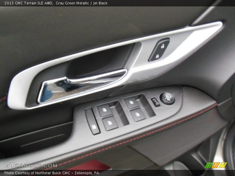 Gray Green Metallic / Jet Black 2013 GMC Terrain SLE AWD