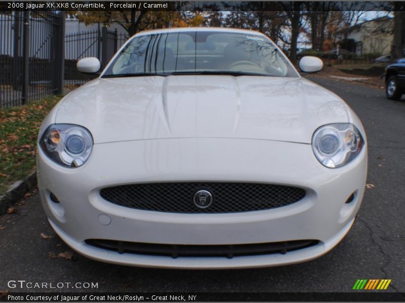 Porcelain / Caramel 2008 Jaguar XK XK8 Convertible