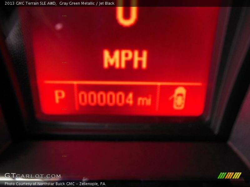 Gray Green Metallic / Jet Black 2013 GMC Terrain SLE AWD