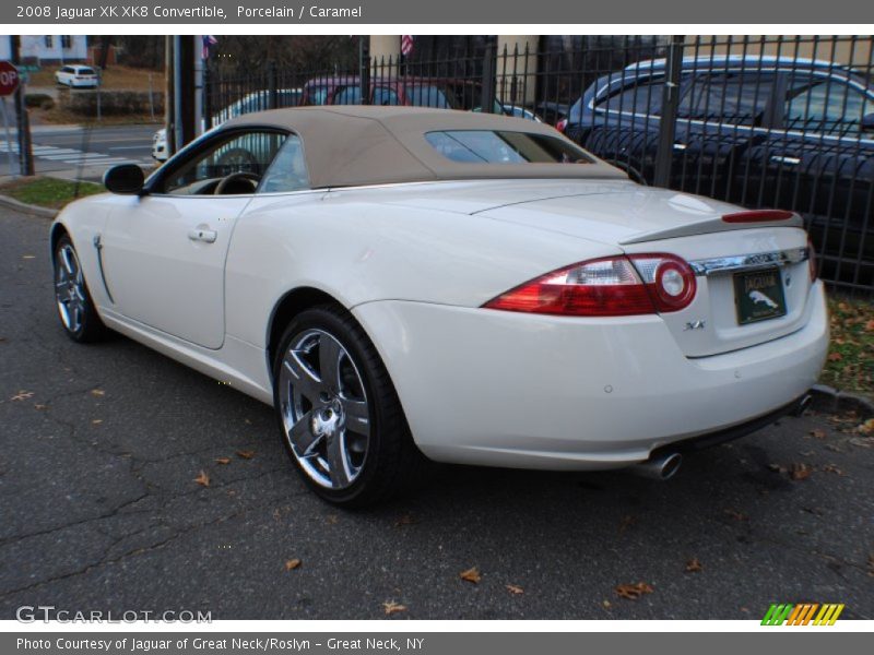 Porcelain / Caramel 2008 Jaguar XK XK8 Convertible