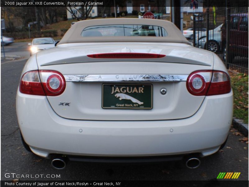Porcelain / Caramel 2008 Jaguar XK XK8 Convertible