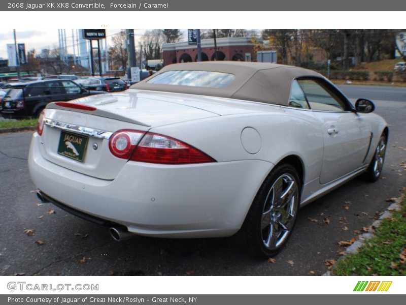 Porcelain / Caramel 2008 Jaguar XK XK8 Convertible