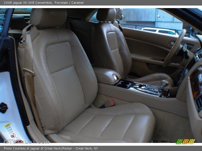 Porcelain / Caramel 2008 Jaguar XK XK8 Convertible