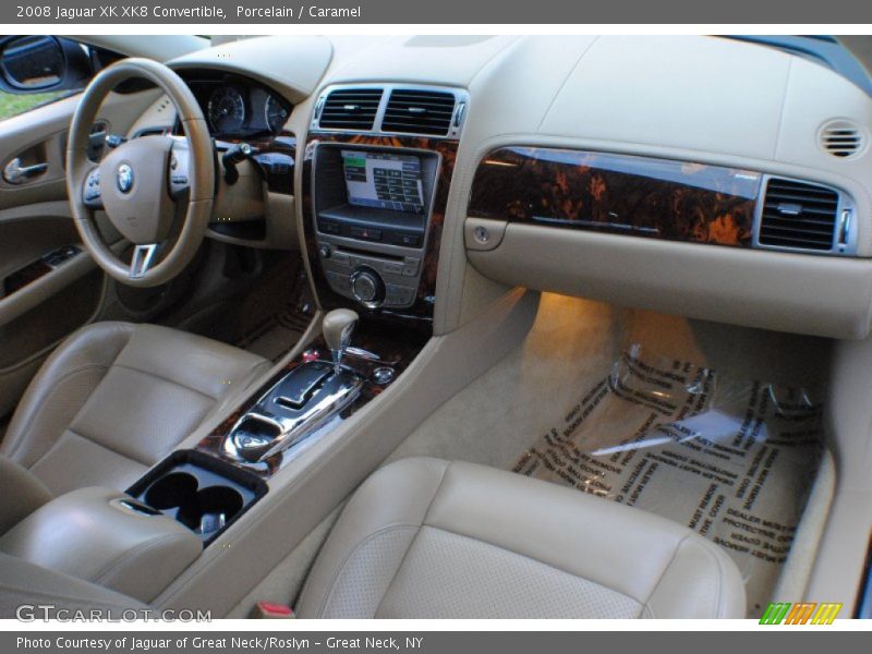 Porcelain / Caramel 2008 Jaguar XK XK8 Convertible