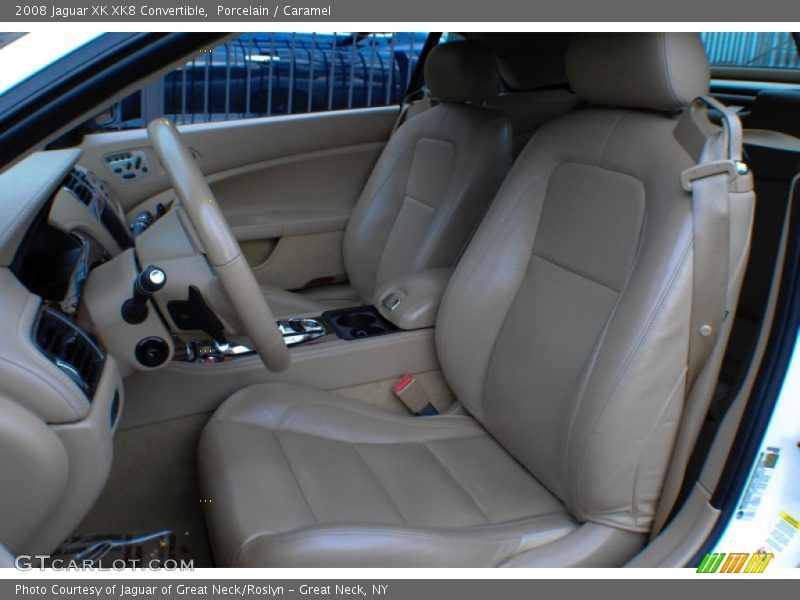 Porcelain / Caramel 2008 Jaguar XK XK8 Convertible