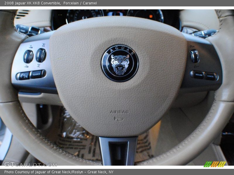 Porcelain / Caramel 2008 Jaguar XK XK8 Convertible