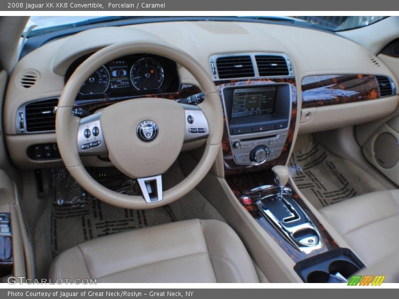 Porcelain / Caramel 2008 Jaguar XK XK8 Convertible