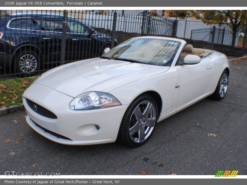 Porcelain / Caramel 2008 Jaguar XK XK8 Convertible