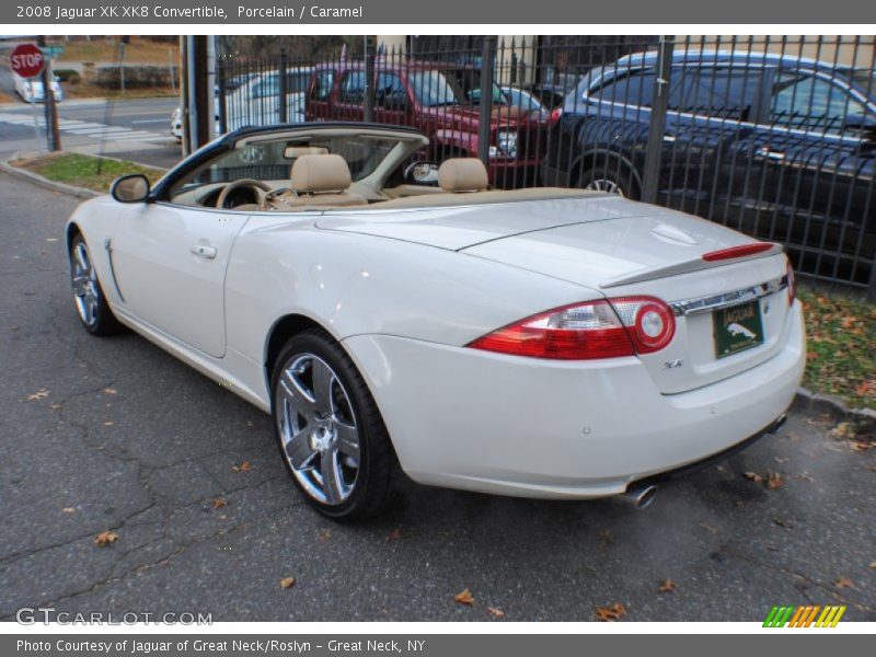 Porcelain / Caramel 2008 Jaguar XK XK8 Convertible
