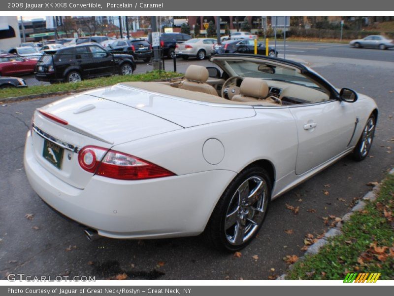 Porcelain / Caramel 2008 Jaguar XK XK8 Convertible