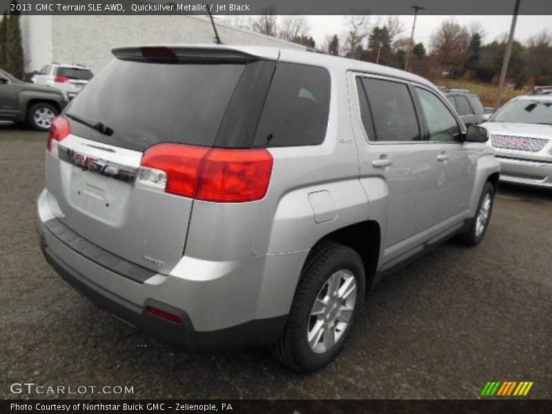 Quicksilver Metallic / Jet Black 2013 GMC Terrain SLE AWD