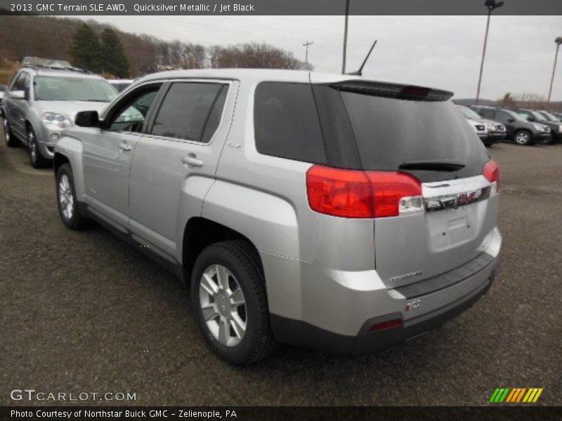 Quicksilver Metallic / Jet Black 2013 GMC Terrain SLE AWD