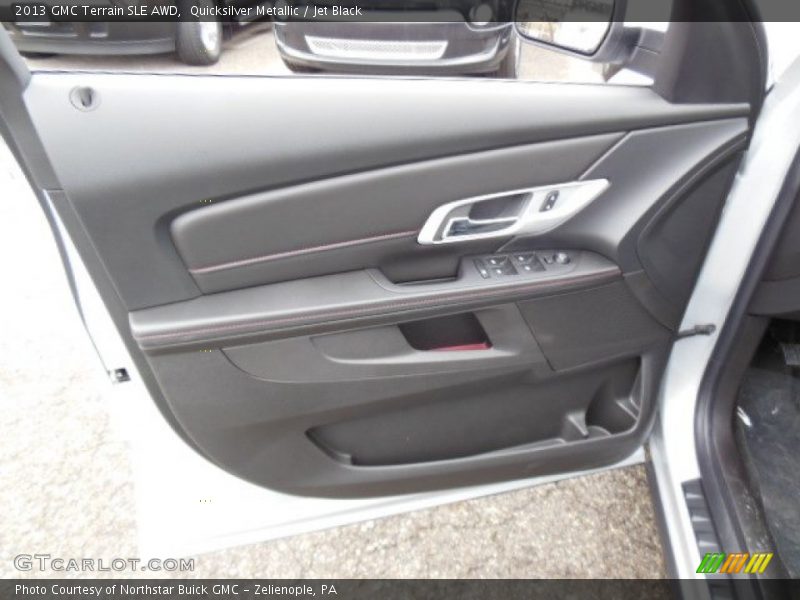 Quicksilver Metallic / Jet Black 2013 GMC Terrain SLE AWD