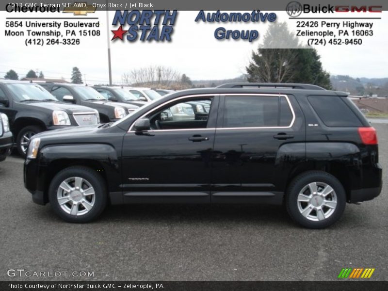Onyx Black / Jet Black 2013 GMC Terrain SLE AWD
