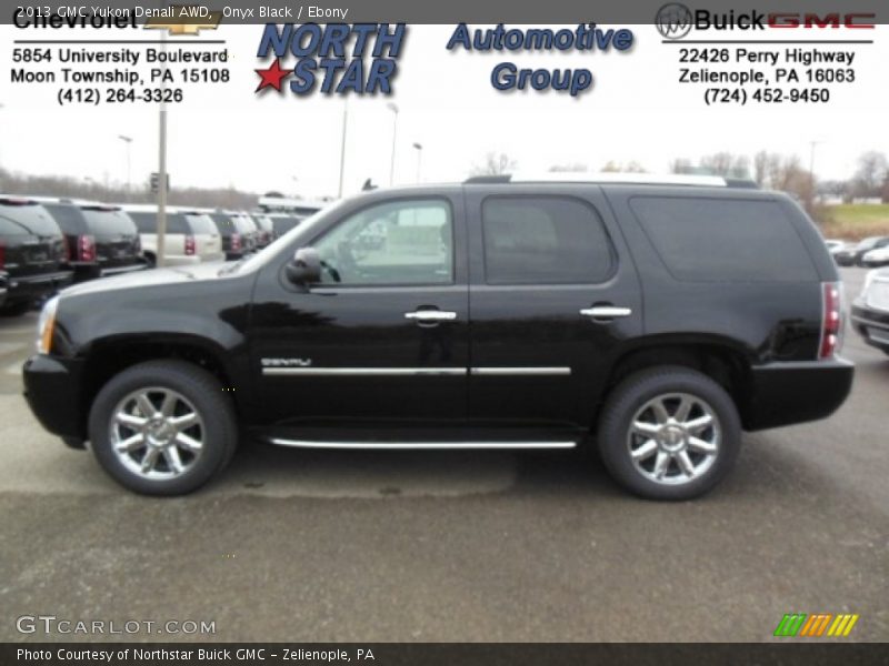 Onyx Black / Ebony 2013 GMC Yukon Denali AWD