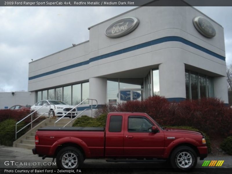 Redfire Metallic / Medium Dark Flint 2009 Ford Ranger Sport SuperCab 4x4
