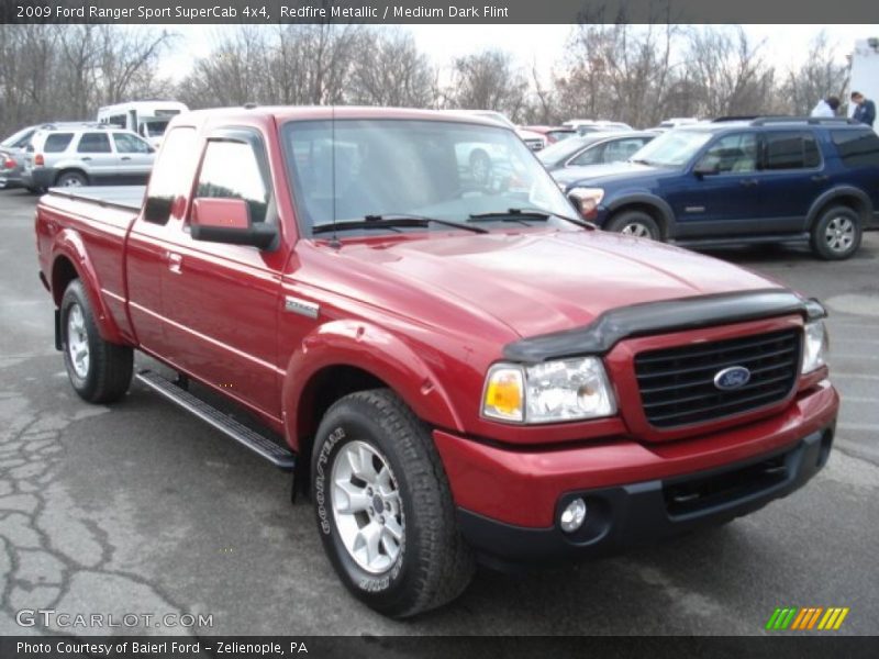 Redfire Metallic / Medium Dark Flint 2009 Ford Ranger Sport SuperCab 4x4