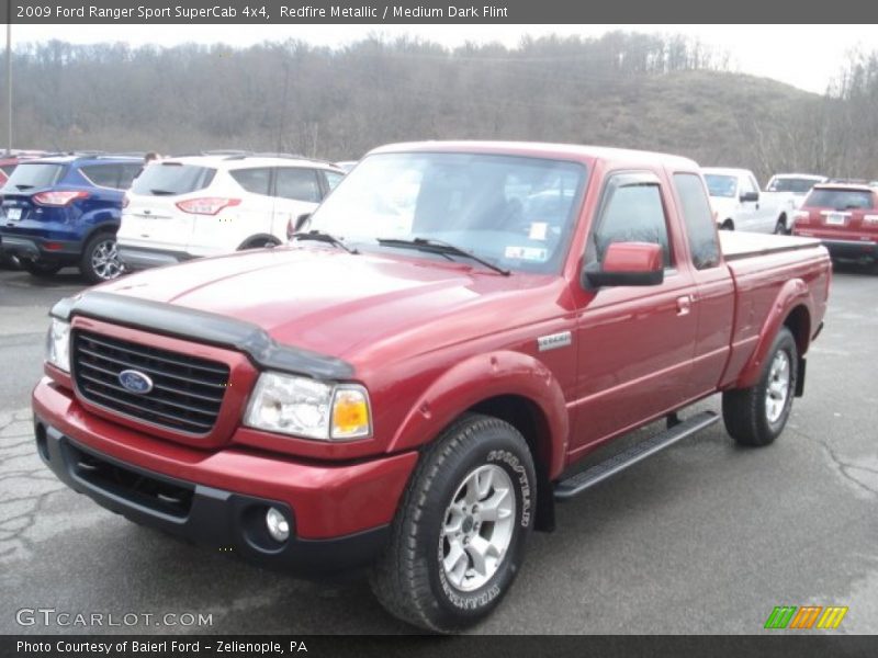 Redfire Metallic / Medium Dark Flint 2009 Ford Ranger Sport SuperCab 4x4