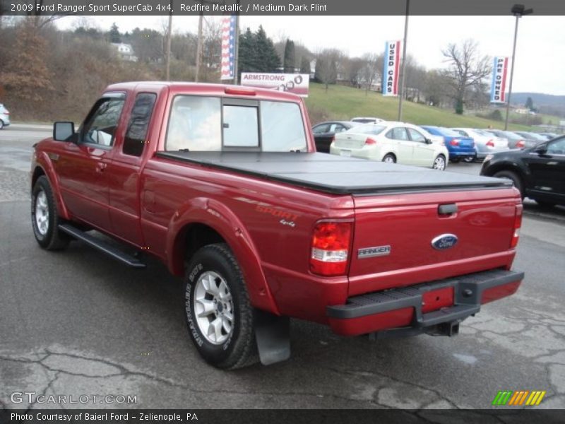 Redfire Metallic / Medium Dark Flint 2009 Ford Ranger Sport SuperCab 4x4
