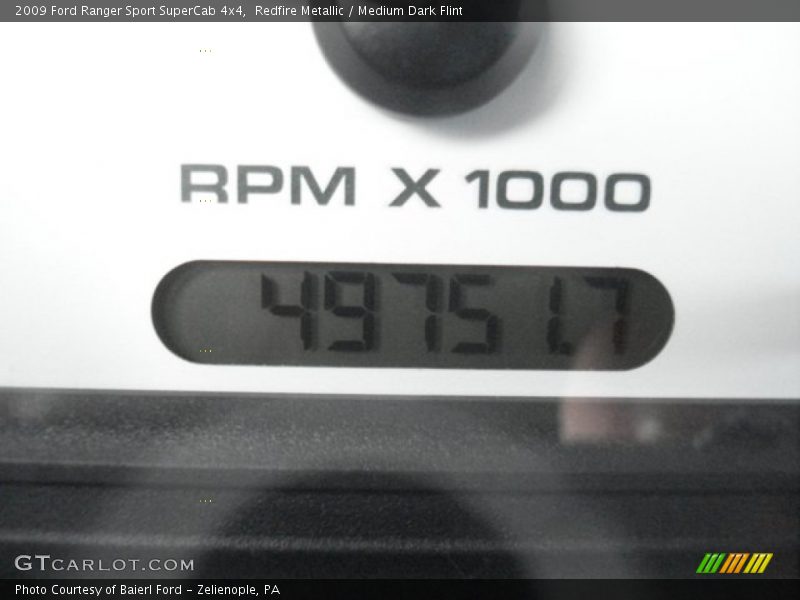 Redfire Metallic / Medium Dark Flint 2009 Ford Ranger Sport SuperCab 4x4