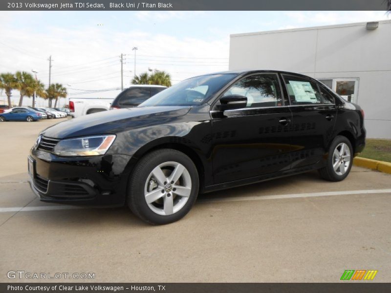 Black Uni / Titan Black 2013 Volkswagen Jetta TDI Sedan