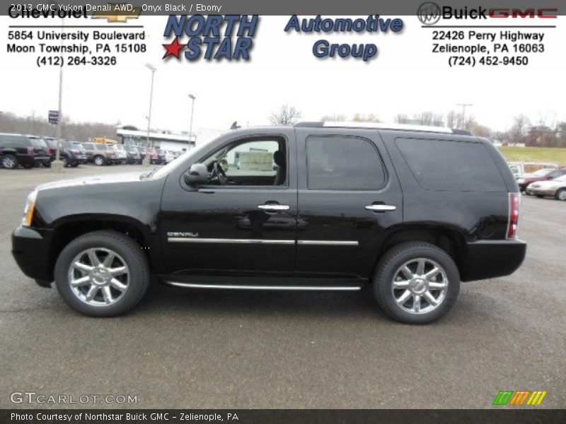 Onyx Black / Ebony 2013 GMC Yukon Denali AWD
