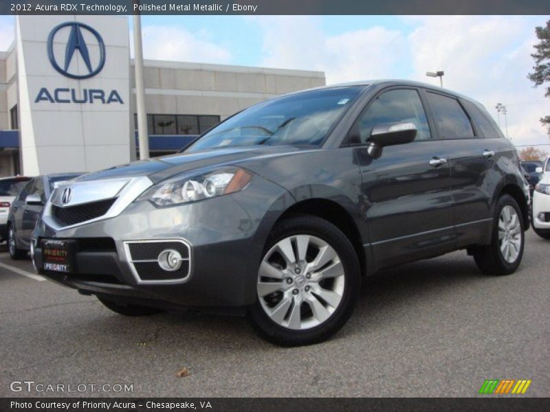 Polished Metal Metallic / Ebony 2012 Acura RDX Technology