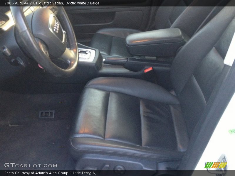 Arctic White / Beige 2006 Audi A4 2.0T quattro Sedan