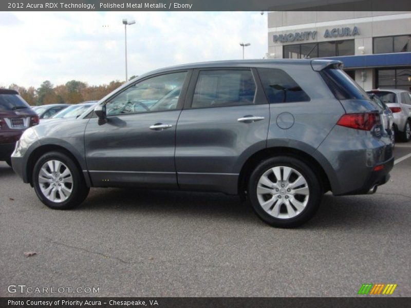 Polished Metal Metallic / Ebony 2012 Acura RDX Technology