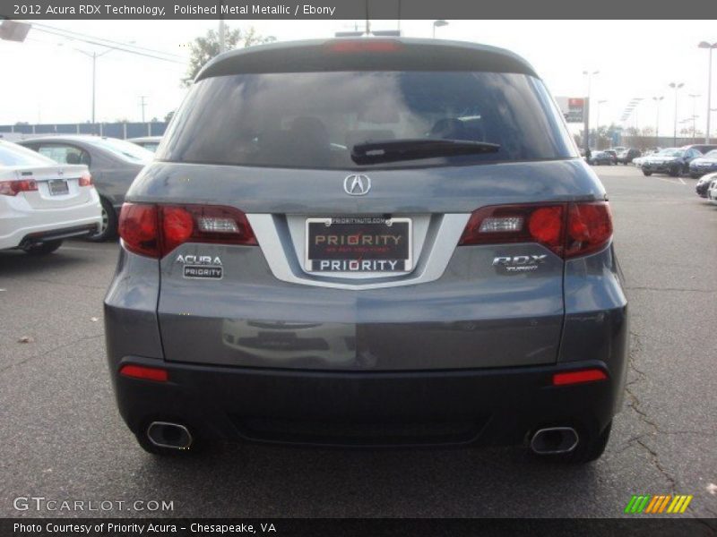 Polished Metal Metallic / Ebony 2012 Acura RDX Technology