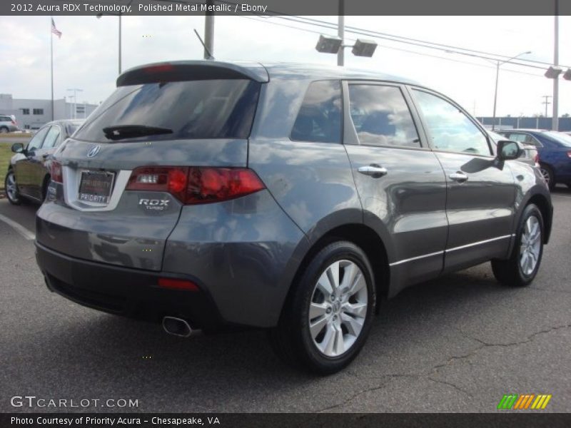 Polished Metal Metallic / Ebony 2012 Acura RDX Technology