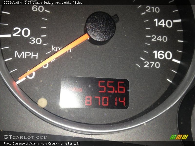 Arctic White / Beige 2006 Audi A4 2.0T quattro Sedan
