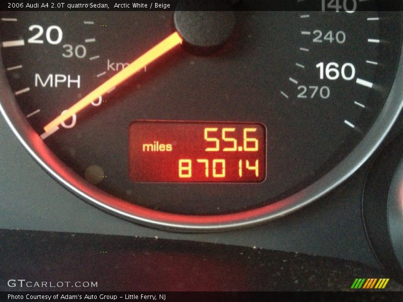 Arctic White / Beige 2006 Audi A4 2.0T quattro Sedan