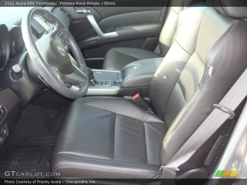 Polished Metal Metallic / Ebony 2012 Acura RDX Technology