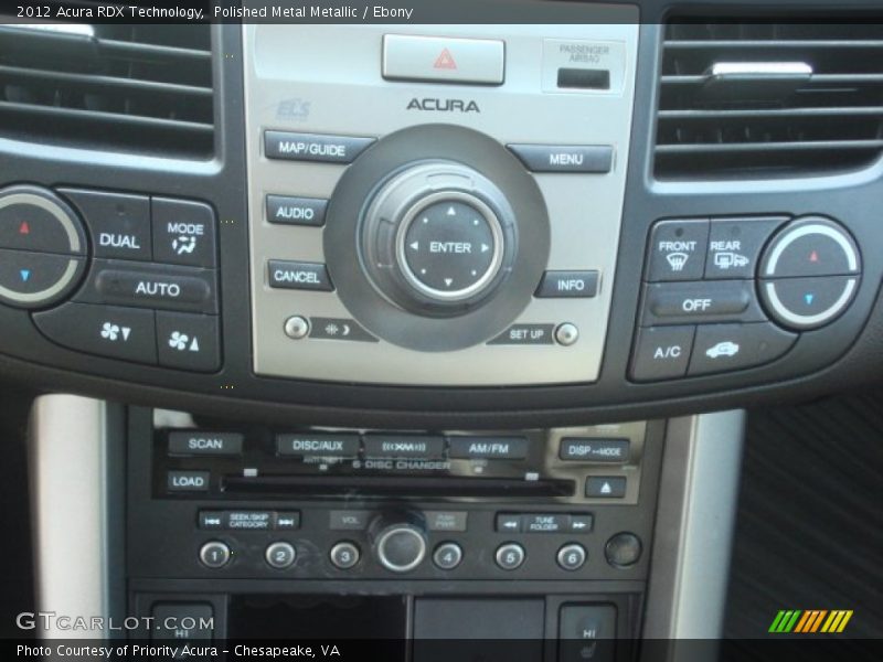 Polished Metal Metallic / Ebony 2012 Acura RDX Technology