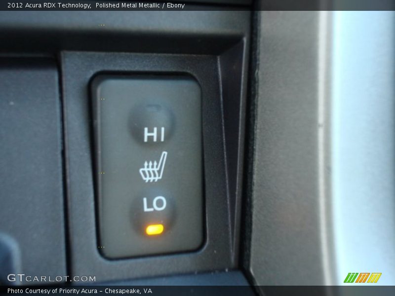 Polished Metal Metallic / Ebony 2012 Acura RDX Technology