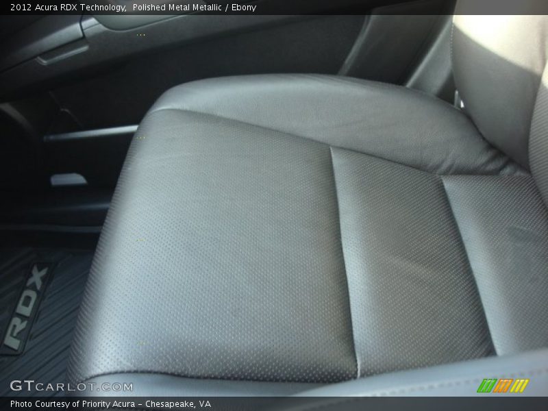 Polished Metal Metallic / Ebony 2012 Acura RDX Technology