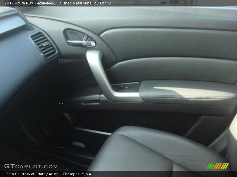 Polished Metal Metallic / Ebony 2012 Acura RDX Technology