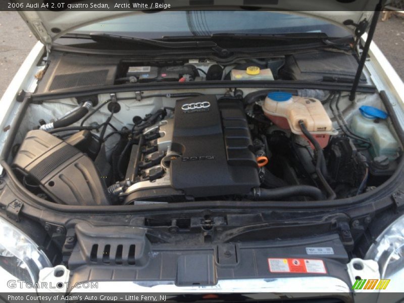 Arctic White / Beige 2006 Audi A4 2.0T quattro Sedan