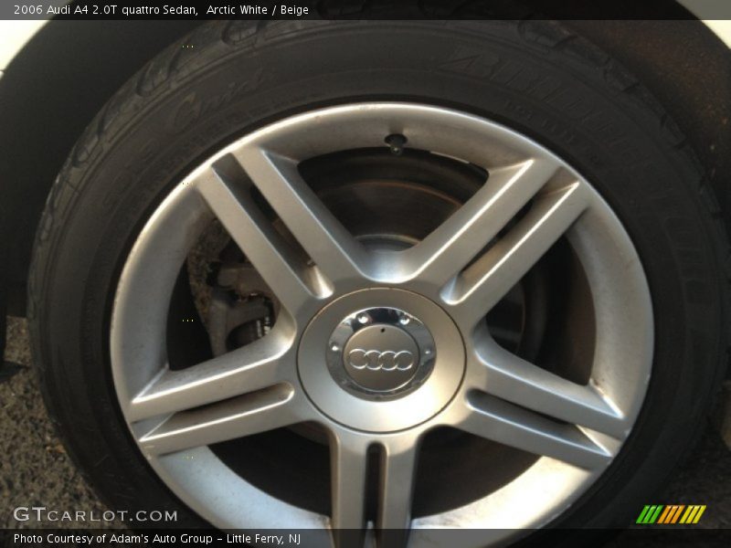 Arctic White / Beige 2006 Audi A4 2.0T quattro Sedan