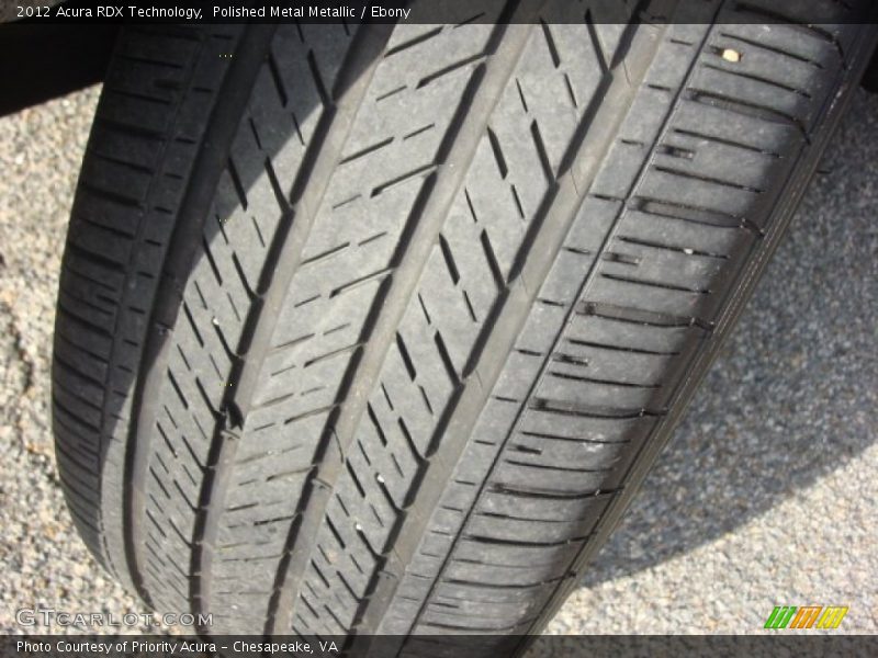 Polished Metal Metallic / Ebony 2012 Acura RDX Technology