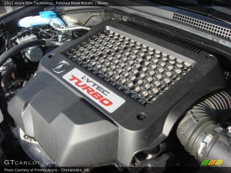 Polished Metal Metallic / Ebony 2012 Acura RDX Technology