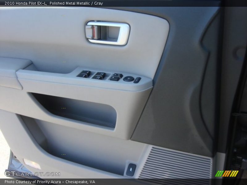 Polished Metal Metallic / Gray 2010 Honda Pilot EX-L