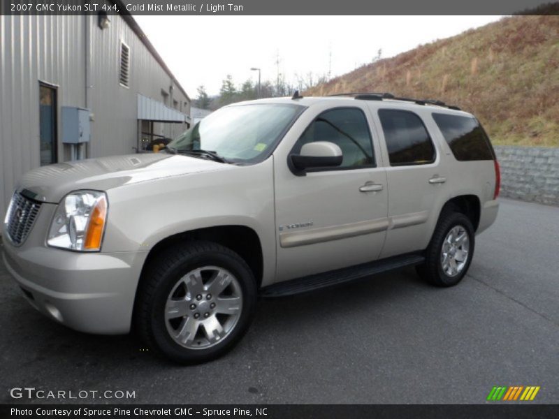 Gold Mist Metallic / Light Tan 2007 GMC Yukon SLT 4x4