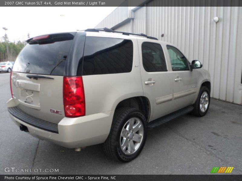 Gold Mist Metallic / Light Tan 2007 GMC Yukon SLT 4x4
