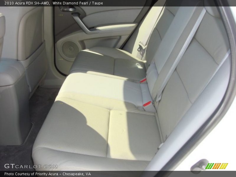 White Diamond Pearl / Taupe 2010 Acura RDX SH-AWD