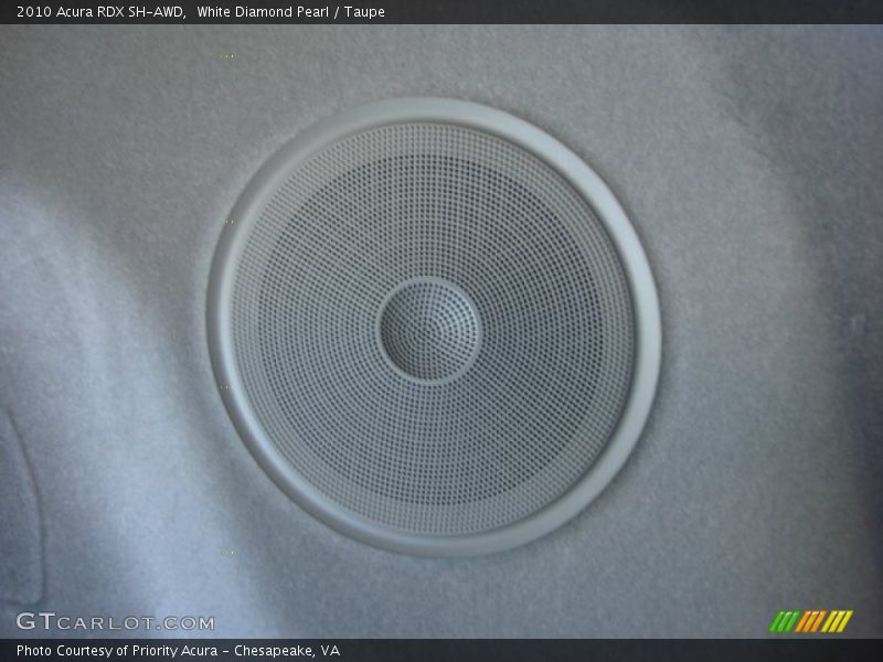 White Diamond Pearl / Taupe 2010 Acura RDX SH-AWD
