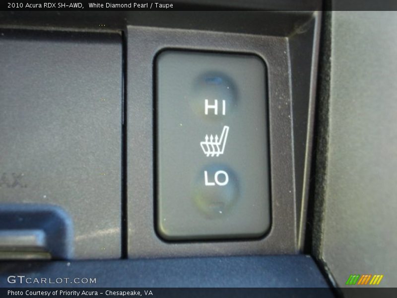 White Diamond Pearl / Taupe 2010 Acura RDX SH-AWD